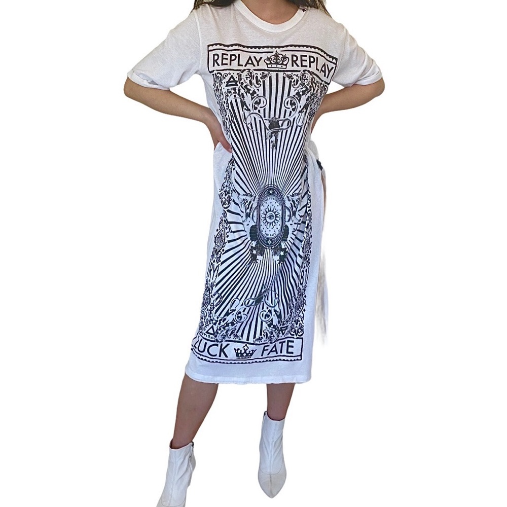 🌟SOLD🌟White Dress by Replay. Cotton . A tunic. A top